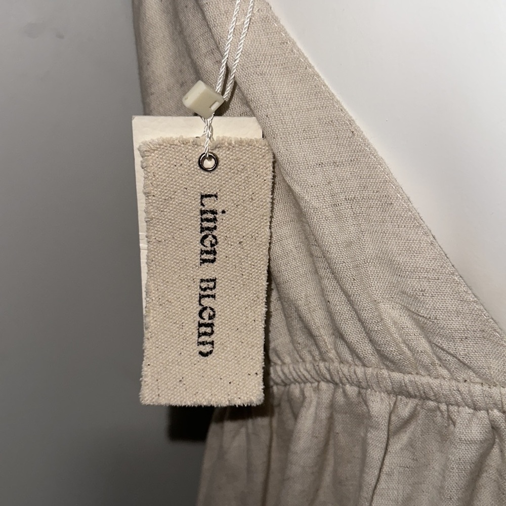 NWT LINEN BLEND DRESS - Picture 8 of 9